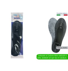 SOLETTA CARBONE ATTIVO FAMA+LINE NR.24-45 NERO