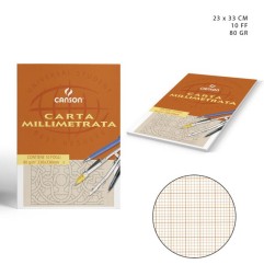 CANSON BLOCCO CARTA MILLIMETRATA 23X33CM