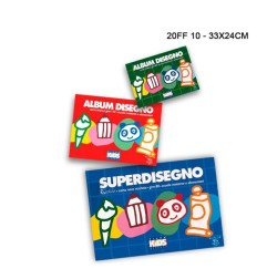 PIGNA ALBUM DISEGNO KIDS 20FF 10 33X24CM