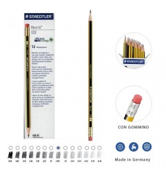 STAEDTLER MATITA GRAFITE CON GOMMA NORIS H