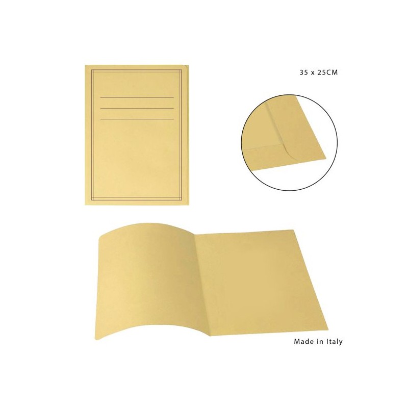 CARTELLINA MANILLA SEMPLICE STAMPA 190G