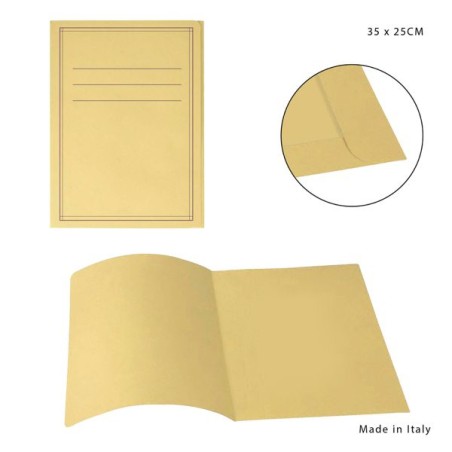 CARTELLINA MANILLA SEMPLICE STAMPA 190G