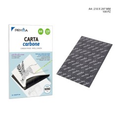 PRYMA CARTA CARBONE A4 21X29.7CM 100FF N