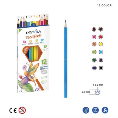 PRYMA PASTELLI CREATIVO 24PZ BL.