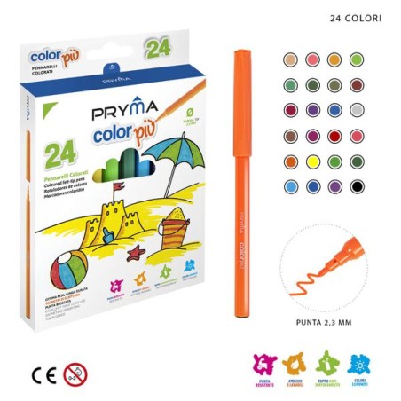 PRYMA PENNARELLI COLORPIU 24PZ BL.