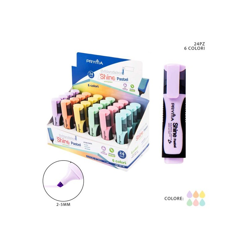 PRYMA EVIDENZ.SHINE PUNTA SCALPELLO 2/5MM PASTELLO