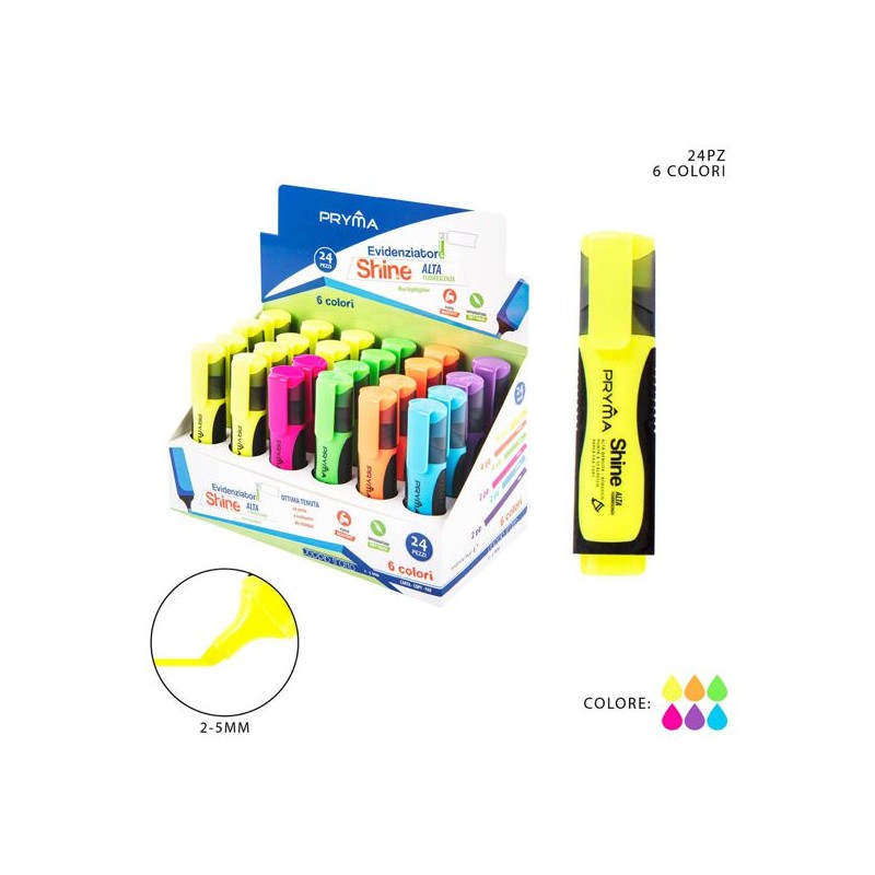 PRYMA EVIDENZ.SHINE PUNTA SCALPELLO 2/5MM FLUO A