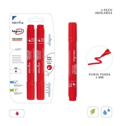 PRYMA MARCATORE PERMANENTE PUNTA TONDA 2MM 2PZ