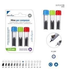 PRYMA MINE RICAMBIO COMPASSO HB 2X25MM 9