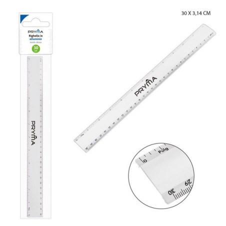 PRYMA RIGHELLO ALLUMINIO 30CM
