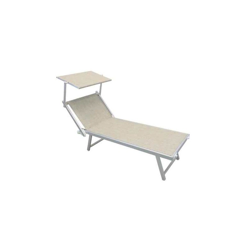 LETTINO ALLUMINIO STABILIMENTO ECRU