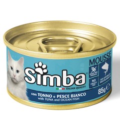 SIMBA LATTINA GATTO TONNO E PESCE 85GR