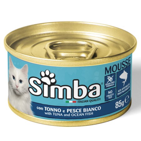 SIMBA LATTINA GATTO TONNO E PESCE 85GR