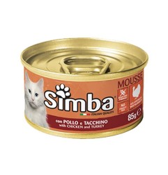 SIMBA LATTINA GATTO POLLO&TACCHINO 85GR