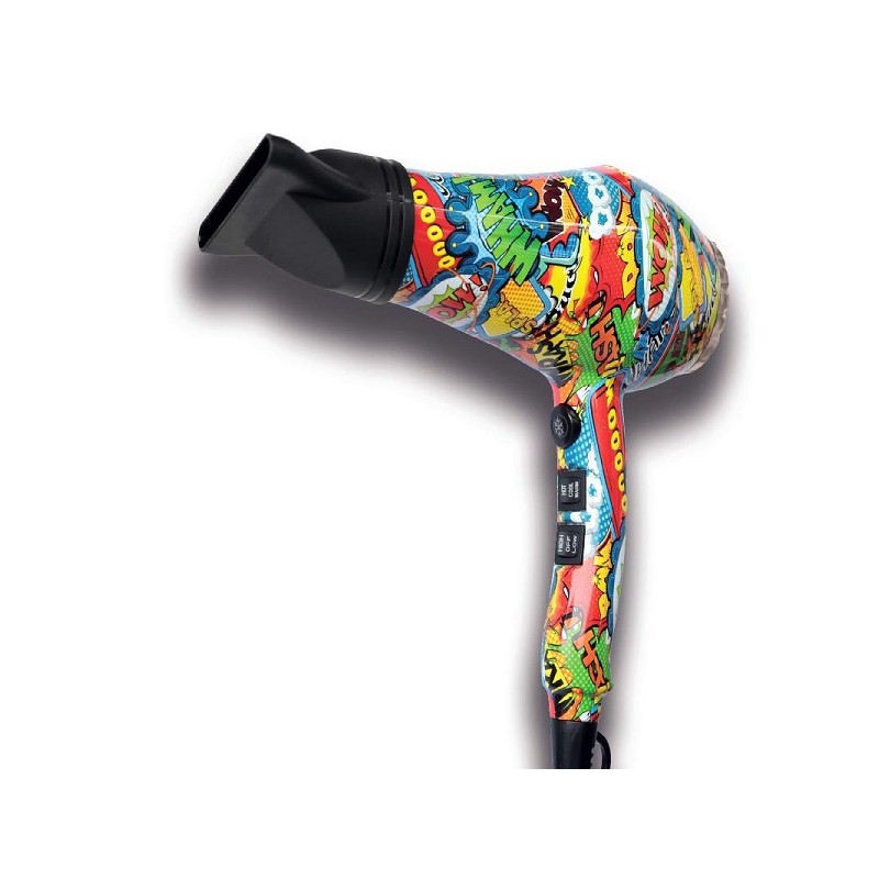 ASCIUGACAPELLI PROFESSIONALE 2000W DESIGN FUMETTO