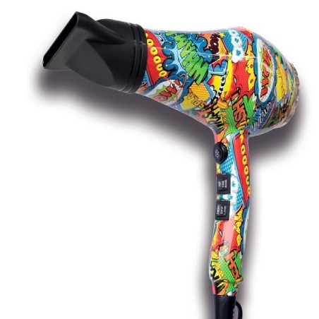 ASCIUGACAPELLI PROFESSIONALE 2000W DESIGN FUMETTO