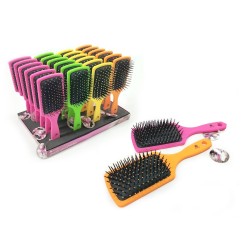 SPAZZOLA PIATTA BRIGHT FLUO NEW