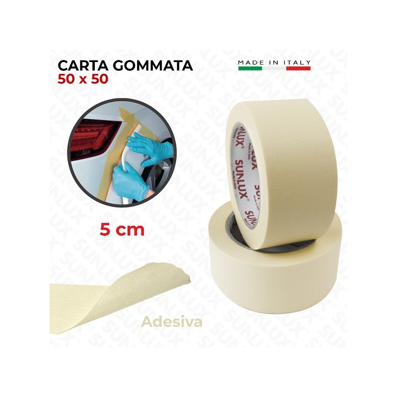 CARTA GOMMATA ADESIVA 50X50CM 5CM