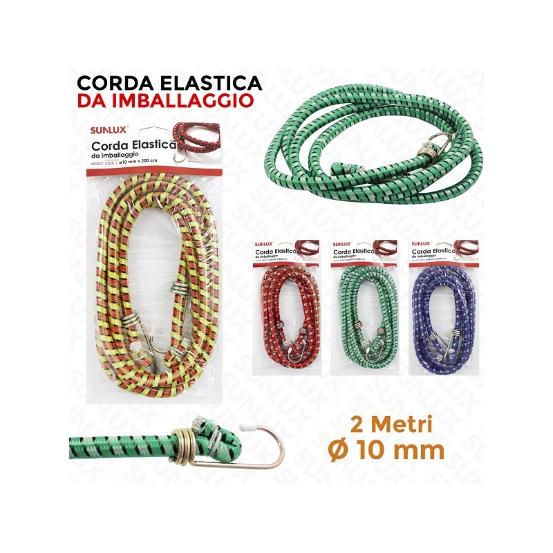 CORDA ELASTICA IMBALLAGGIO 10X200CM