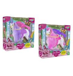 CAVALLO AMICO UNICORNO FLOCCATO 12CM