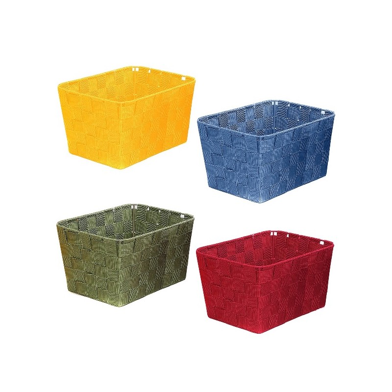 DOMINO CESTO PANAMA 26X18X14CM ASS .