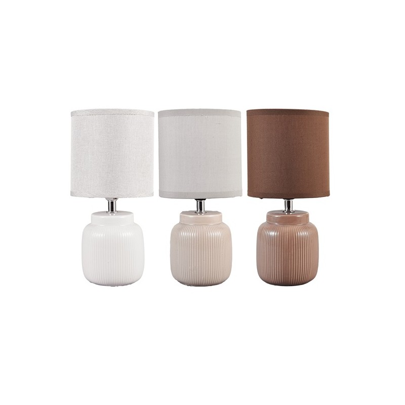 LAMPADA CERAMICA 10X13X26,5CM ASS C&L