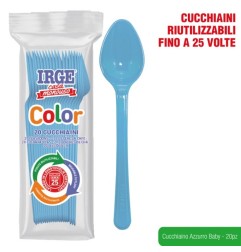 CDX CUCCHIAINO PP AZZURRO BABY 20PZ