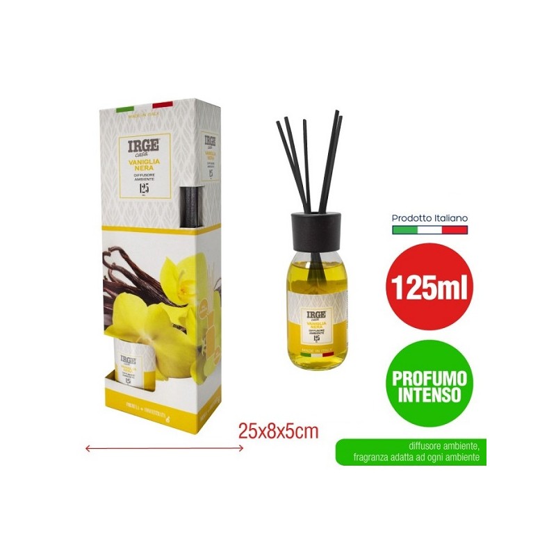DIFFUSORE IRGE AMBIENTE BASTONCINI VANIGLIA 125ML