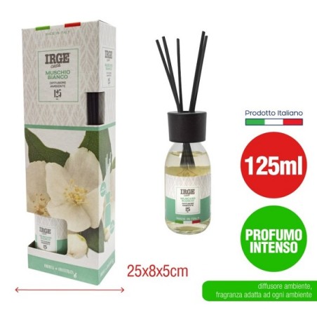 DIFFUSORE IRGE AMBIENTE BASTONCINI MUSCHIO 125ML