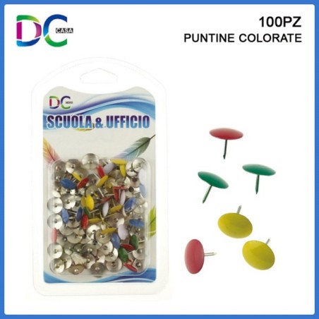 PUNTINE COLORATE 100PZ