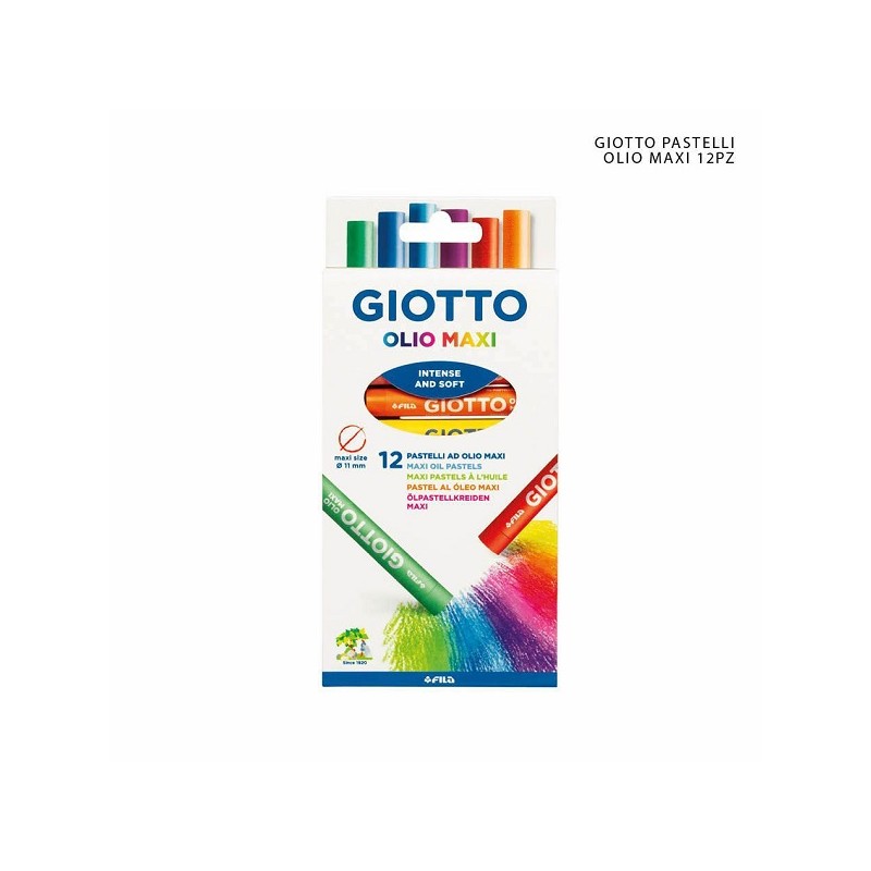 GIOTTO PASTELLI A OLIO 12PZ
