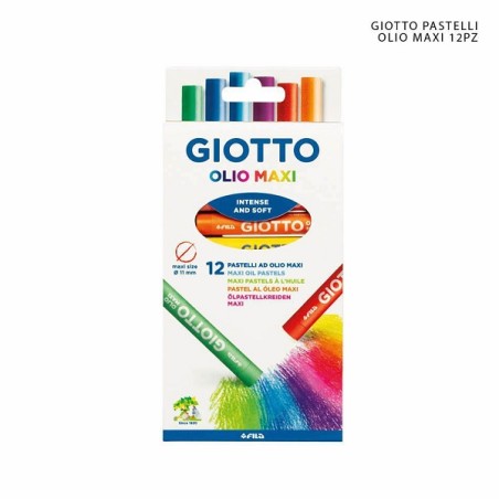 GIOTTO PASTELLI A OLIO 12PZ