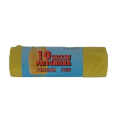 ROTOLI HDPE 70X120CM MANICO A CANOTTIERA RT 10PZ GIALLO