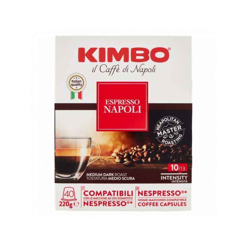 KIMBO CAPSULE NESPRESSO ESPRESSO NAPOLI 40PZ