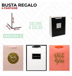 SUNLUX BUSTA REGALO COLORE A  CALDO ASS. S 18