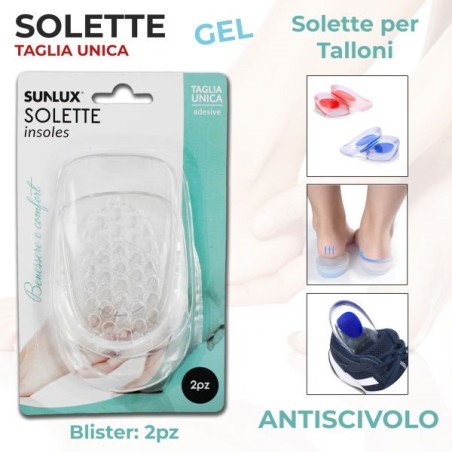 SOLETTE IN GEL PER TALLONI ANTISCIVOLO 2