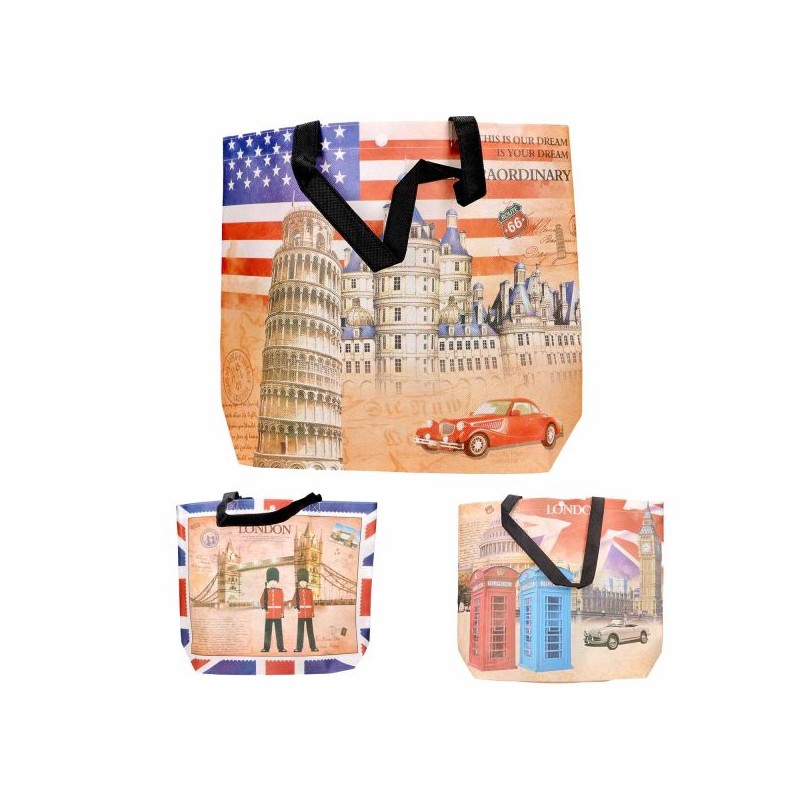 BORSA SHOPPING TNT 42X35X12CM