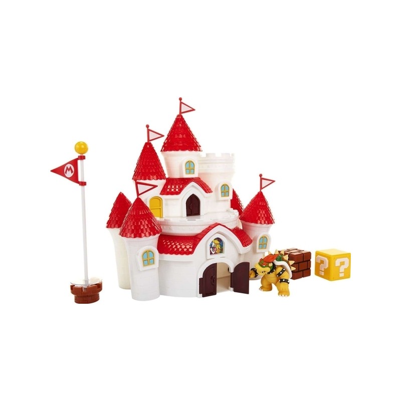 SUPER M. DELUXE MUSHROOM KINGDOM CASTLE PLAYSET