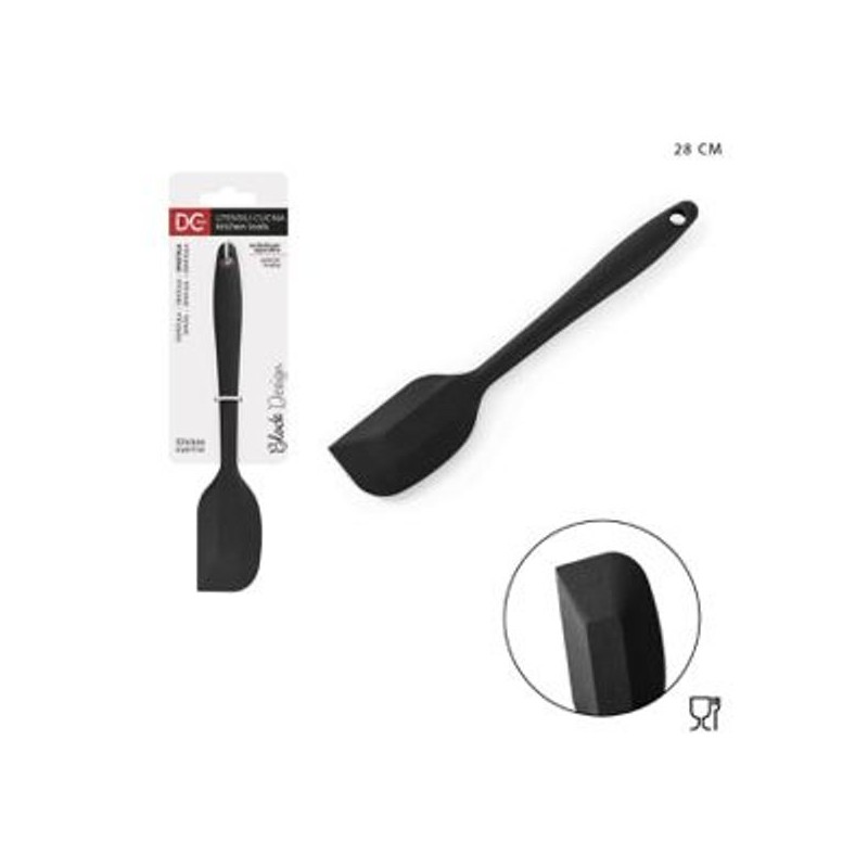 DC CASA L/BLACK SPATOLA SILICONE 28X5.5CM