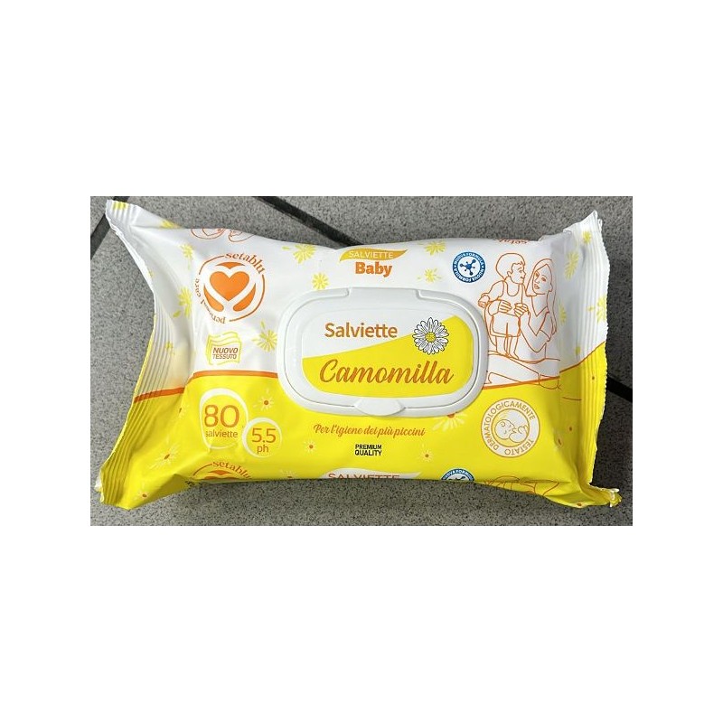 SALVIETTE BABY CAMOMILLA 80PZ