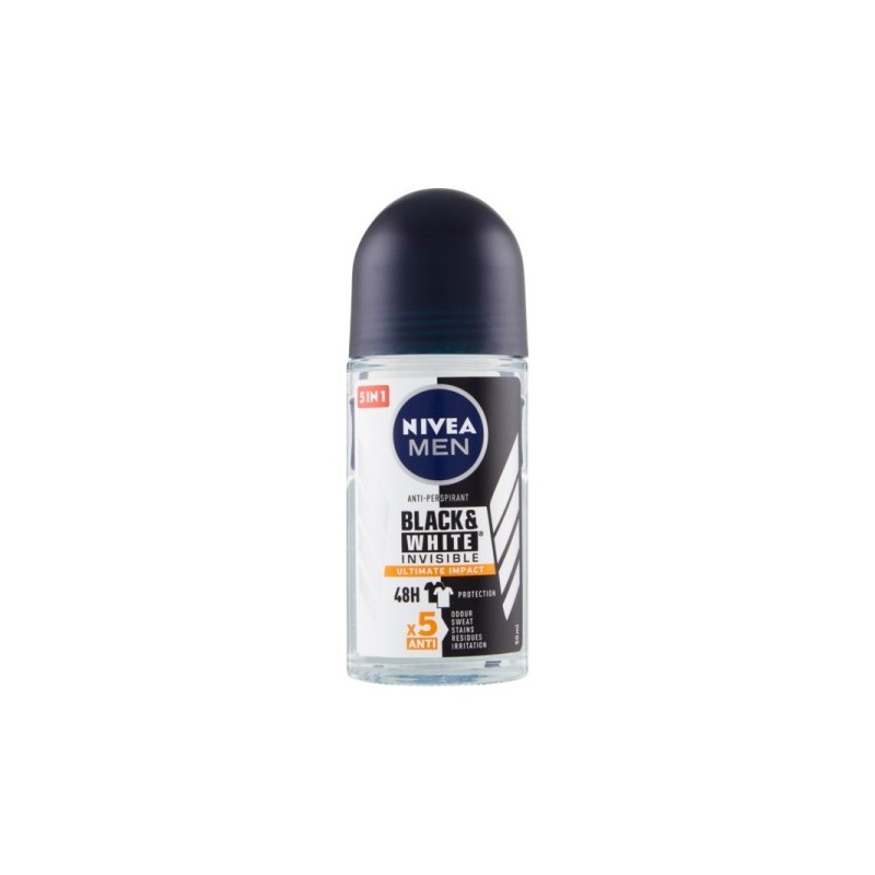 NIVEA DEO ROLL BLACK&WHITE ULTIMATE 50ML