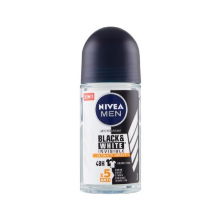 NIVEA DEO ROLL BLACK&WHITE ULTIMATE 50ML