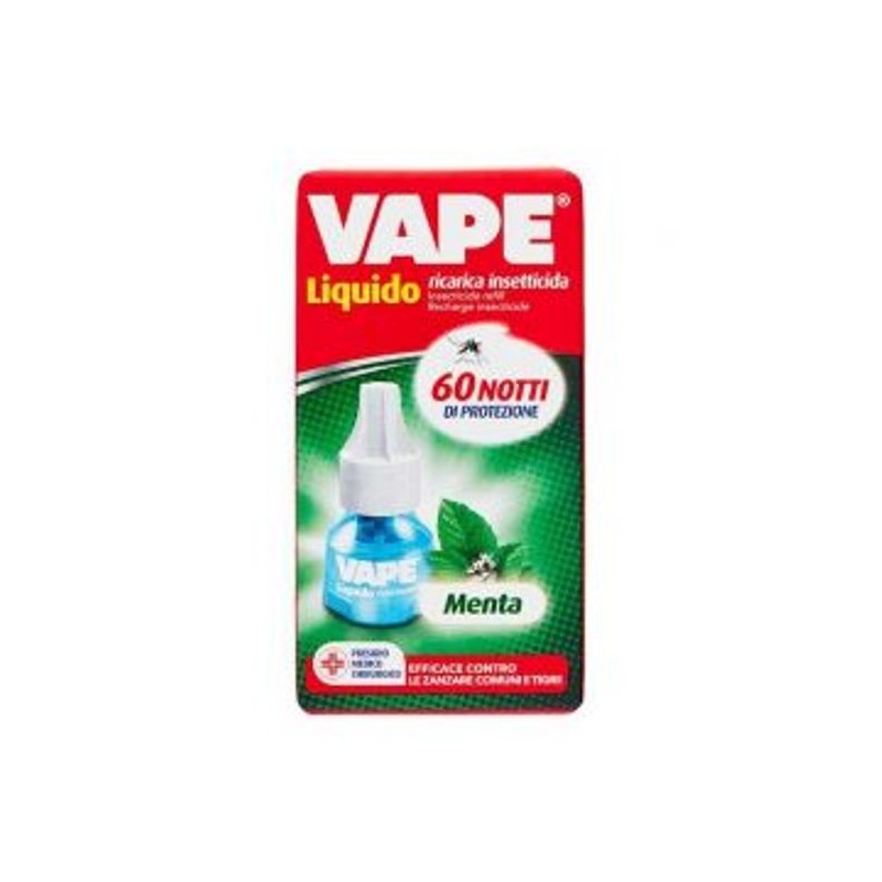 VAPE RICARICA INSETTICIDA LIQUIDO 60 NOTTI MENTA