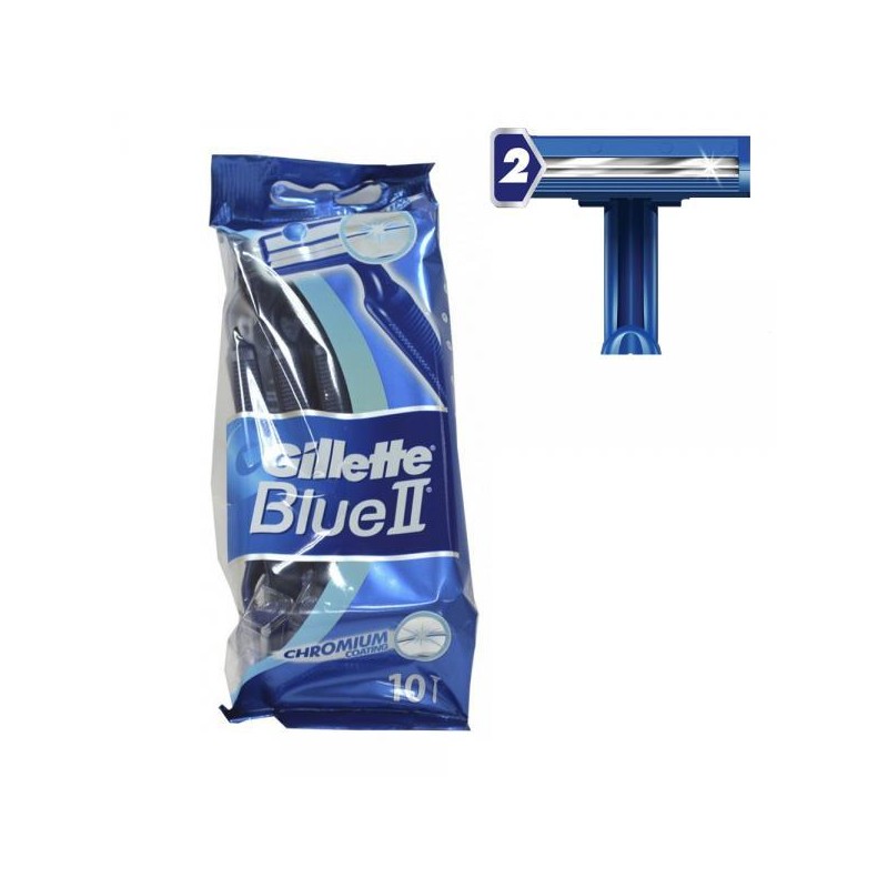 GILLETTE BLUE II 10 LAMETTE