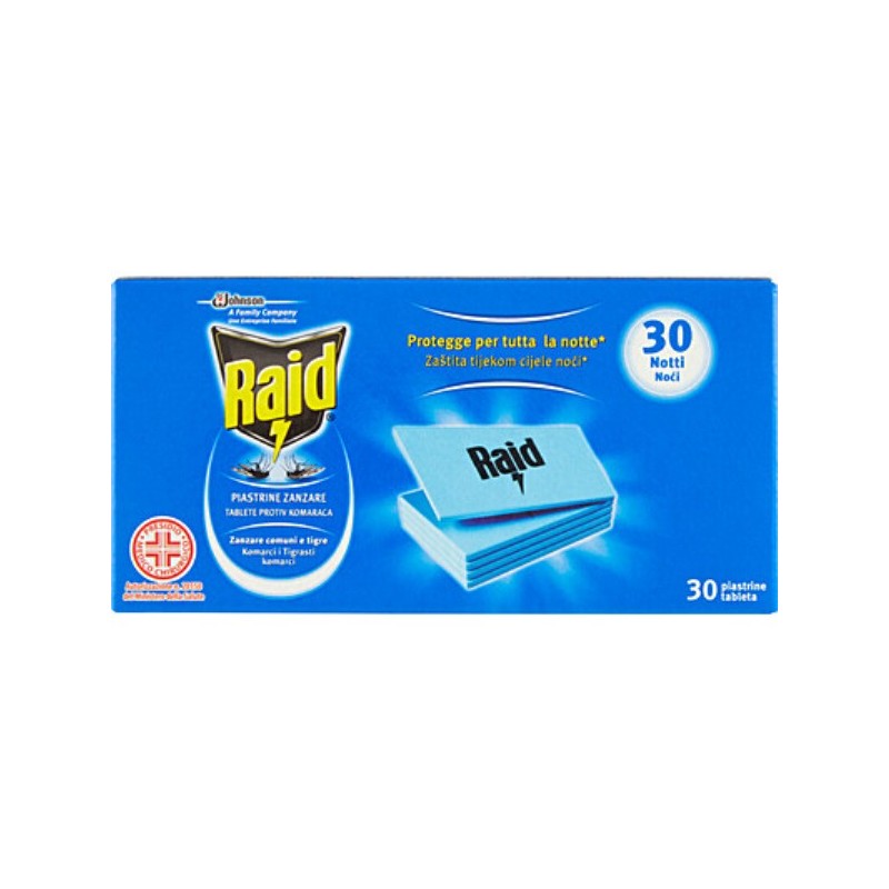 RAID PIASTRINE RICARICA 30 PZ