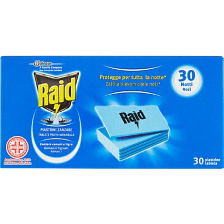 RAID PIASTRINE RICARICA 30 PZ