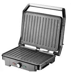 PANINI MAKER/GRILL SILVER