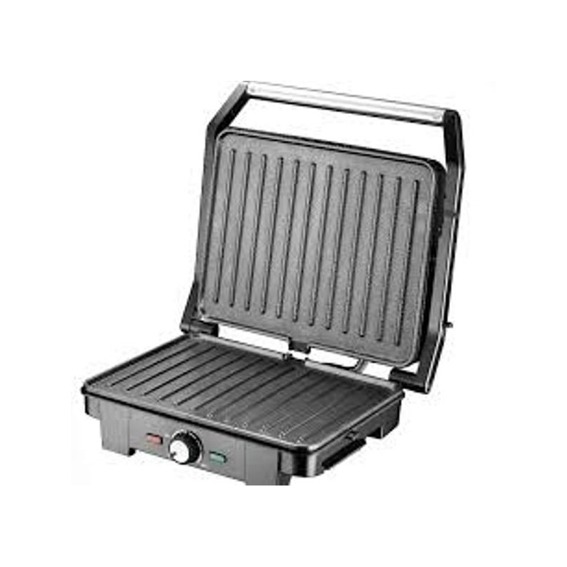 PANINI MAKER/GRILL SILVER
