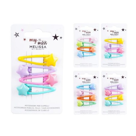 MELISSA CLIP CAPELLI 4.5CM 4PZ