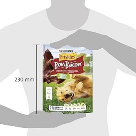 FRISK.DOG BISCT.345GR BON BACON   C0351